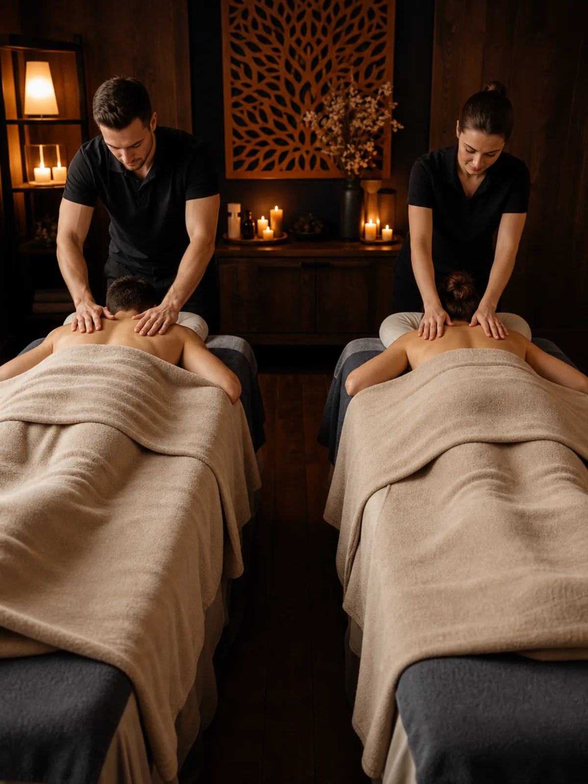 Парная спа-программа для двоих в Element Spa, Ростов-на-Дону: два мастера, два стола